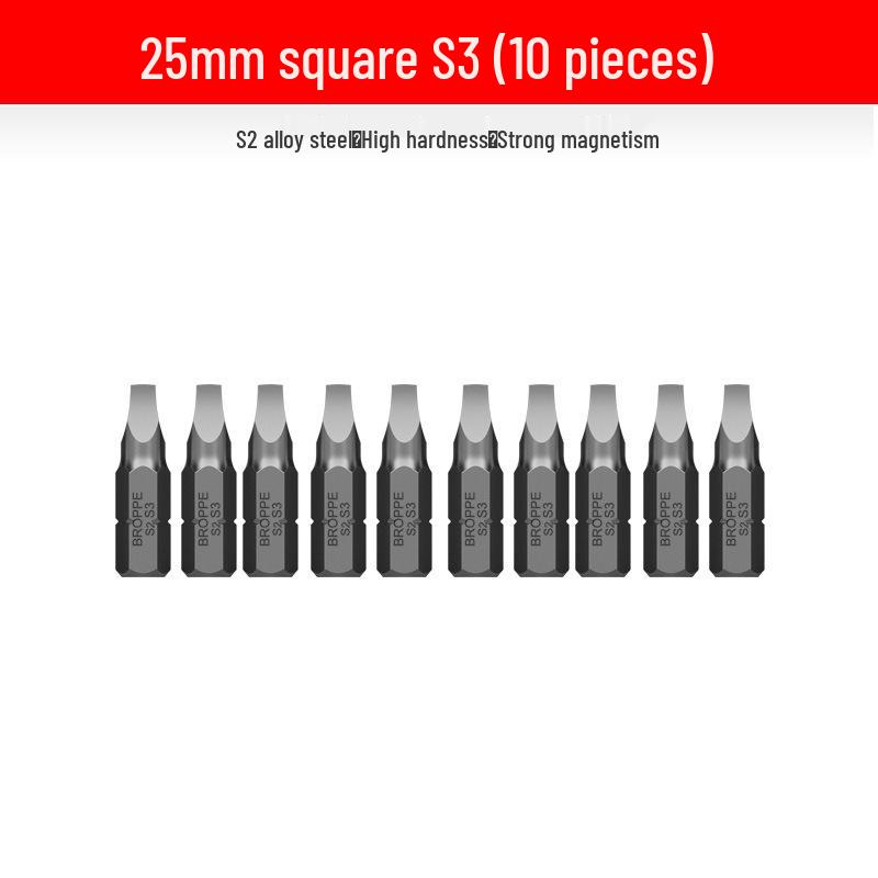 Compact Electric Screwdriver Bit Set: Phillips, Slotted, Torx, Hex, Strong Magnetic Power Drill, S2 Magnetic Bits.