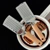 1PC Kitchen Gadgets: Wooden Handle Grater, Small Kitchenware, Stainless Steel Baking Utensils