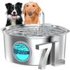 Stainless Steel Eco-friendly Pet Water Dispenser Super Large Capacity Automatic Heating Cat Dog Water Feeder