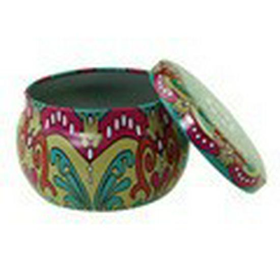 4.4oz Aroma Candle In Drum-shaped Tinplate Gift Jar