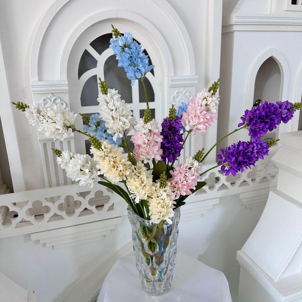Artificial Lavender Flowers For Wedding Decor And Photo Props With Silk Material