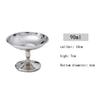 Premium 304 Stainless Steel High-Footed Dessert Cups: Ideal for Pudding, Snack Plates, Ice Cream, and Coffee.