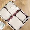 Set/4Pcs Portable Travel Compression Packing Cubes Bag Waterproof Organizer Bags Suitcase Clothes Organizers Handbag Travel Bag