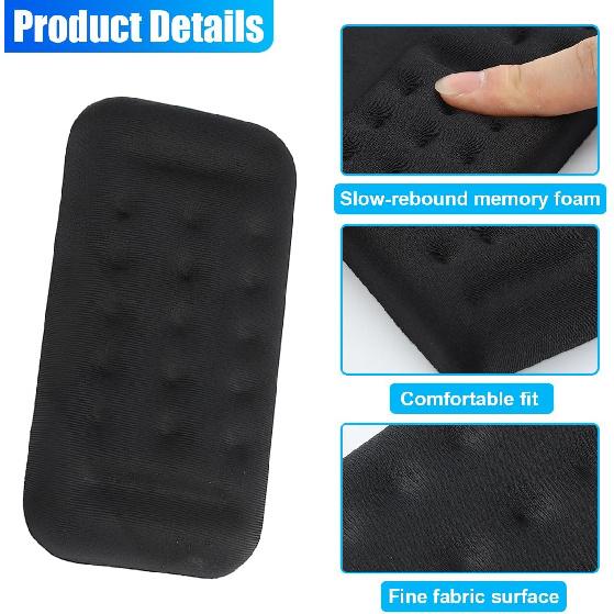 Car Arm Rest Elbow Pads, Soft Comfortable Vehicle Door Armrest Cushion, Memory Foam Arm Leg Support Pillow for Relief Pressure, Non-Slip Auto