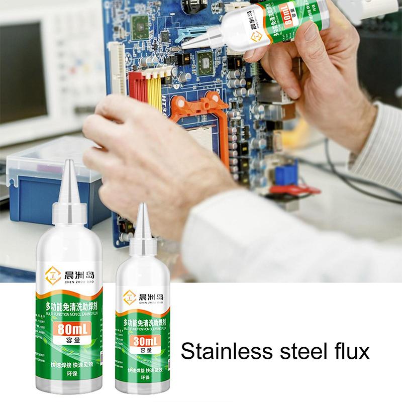 HWY-800 Stainless Steel Flux Nickel Copper Solder Liquid Enhanced Bonding for Jewelry Craft and Metalworking Projects