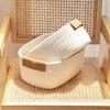 1pcs Eco-Friendly Cotton Rope Desktop Storage Basket Home Living Room Bedroom Cosmetic Snack Toy Organizer Storage Basket