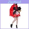 Halloween Little Red Riding Hood Costume With Blood Stains For Theatrical Performance And Cosplay