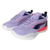 Puma Playmaker Round Toe Lace-Up Slip-Resistant Durable Low-Top Basketball Shoes Men sneaker Purple White Red 377576-04