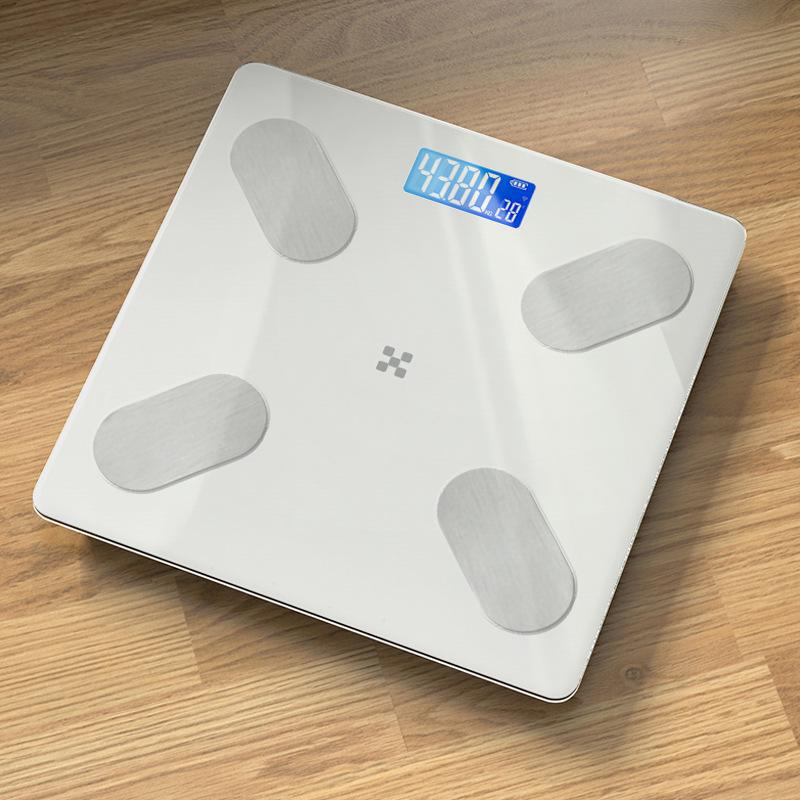 Smart Bluetooth Body Fat Scale - High Precision Rechargeable Electronic Weight Scale for Home Use
