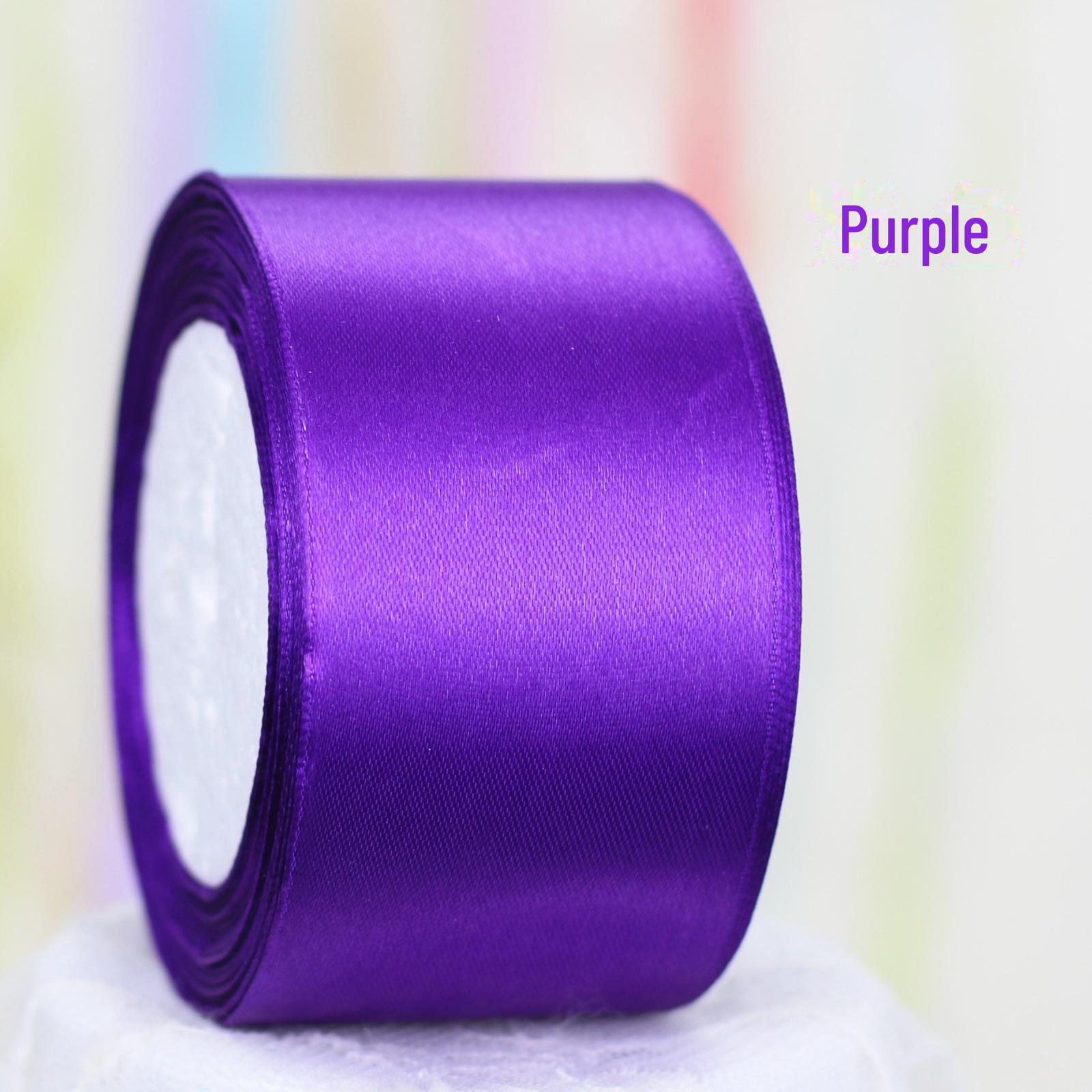 

5 см атласная лента-бантик для тортов и подарочных коробок 5cm 25y/roll