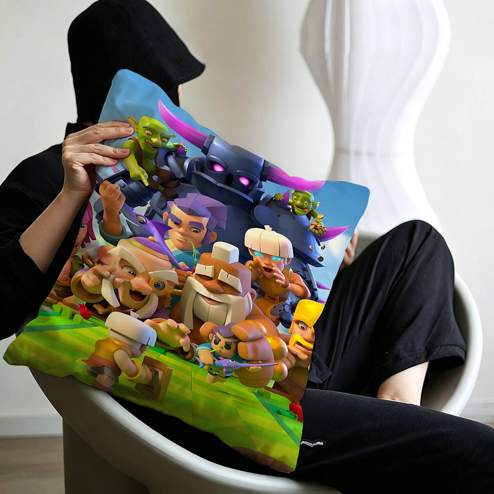 Game CClash Royale Cushion Cover Pillow Cover Decor Pillowcase Printed Cushion Case for Couch