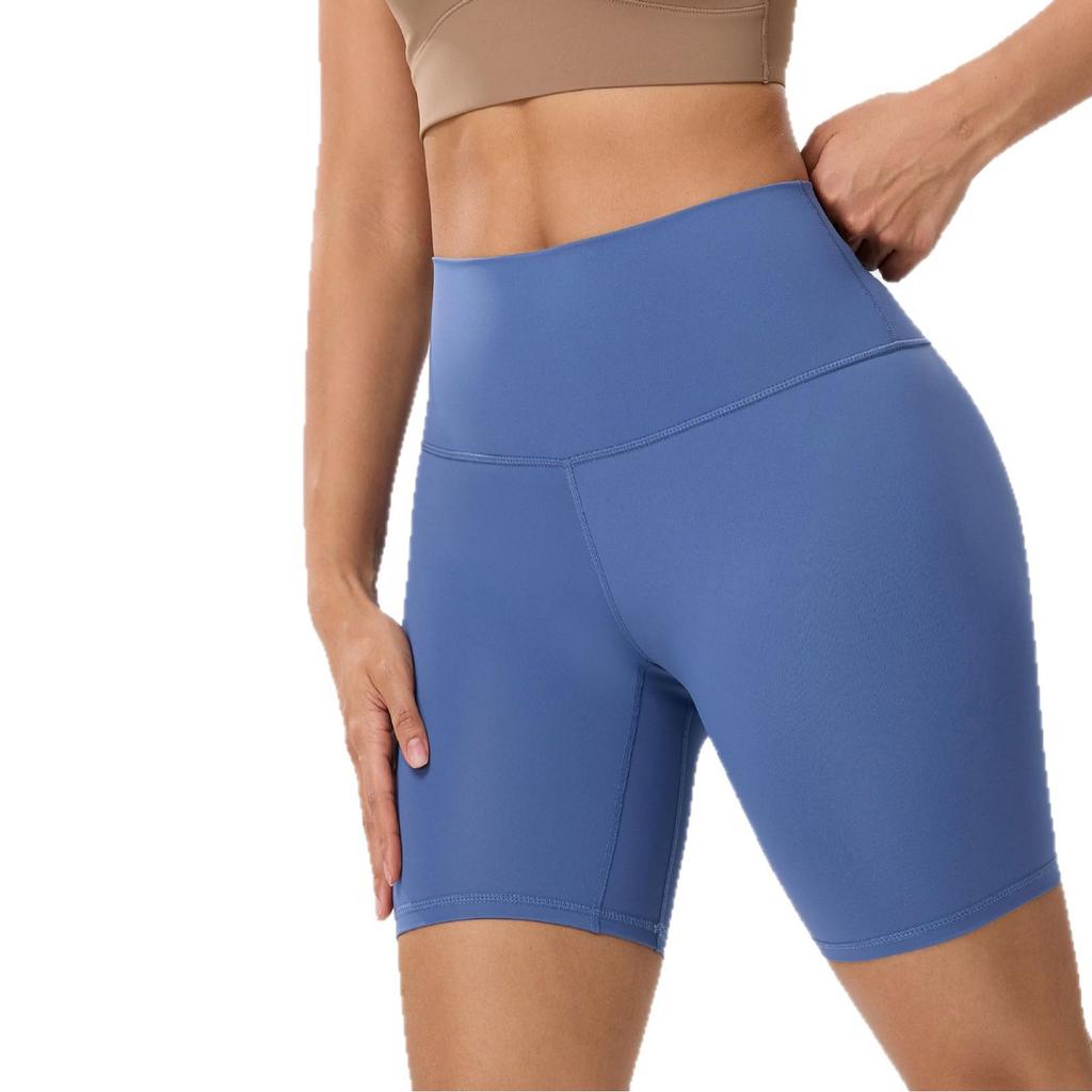 European Asian High Waist Yoga Capri: Hip-Lifting, Tight-Fit Running Sports Shorts