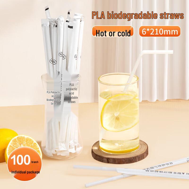 PLA Biodegradable Bendable Drinking Straws