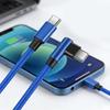 60W Power Delivery Type C Cable Right Angle Connector Nylon Braided Fast Charge And Data Cord For Phone Pad