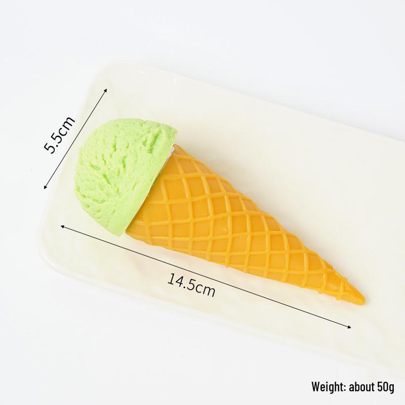 Realistic Ice Cream Cone Model for Shop Displays