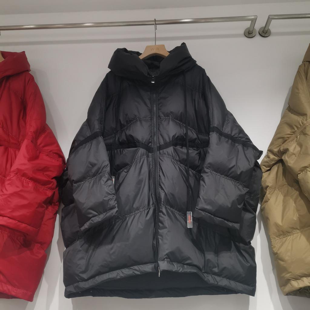 Winter New Down Jacket Women's Short Hooded Loose Large Size Fat MM Thickened White Duck Down Jacket