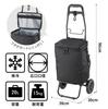 CB Japan Shopping Cart, Large Capacity 20L, 2-Way Cart/Shoulder Bag Design, 15kg Weight Capacity, Insulated Carry Cart, Maneuver