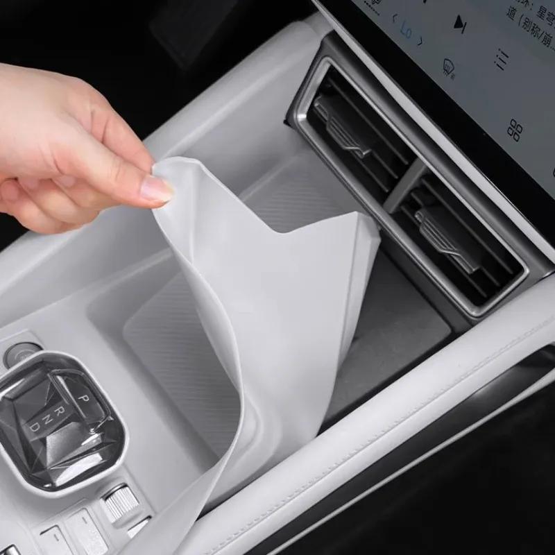 For BYD Yuan UP Pro 2024 Central Button All Inclusive Silicone Pad Central Inclusive Protective Pad Anti Wear Soft Silicone