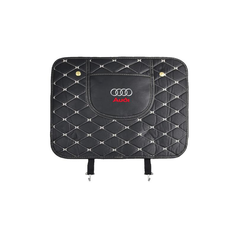 Car Seat Back Storage Protective Pad Prevent Kick Mat for Audi C5 C6 C7 A4 B6 B8 B7 A6 A3 A5 Q3 Q5 Q7 8P S3 S5 S1 S4 S2 RS3 RS4 RS5 RS6 RS8