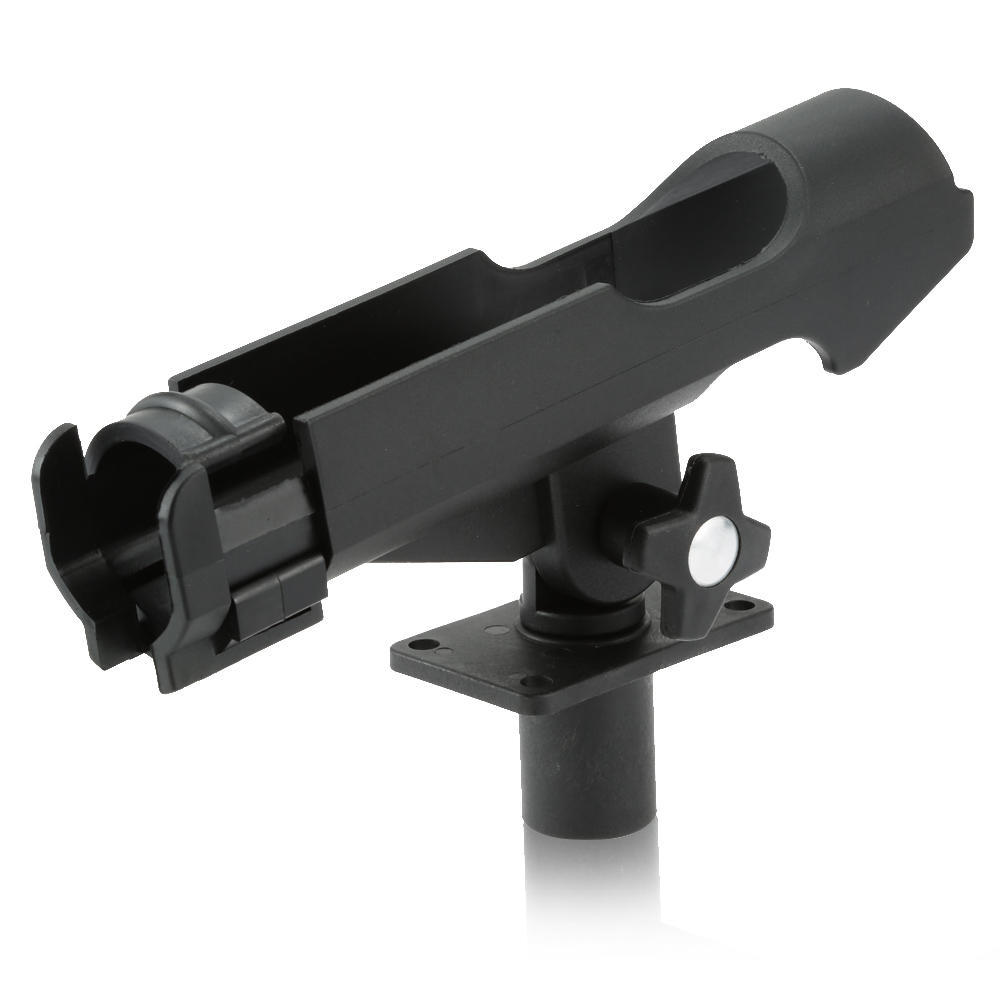 

Adjustable Side Rail Installation or Directly Installed on Kayak & Boat Fishing Pole Rod Holder