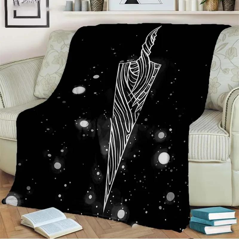 3D Print Hollow Knight Blanket Soft Sofa Cover Throw Game Blanket Fleece Tapestry Lightweight Warm Bed Blanket for Bedroom Couch