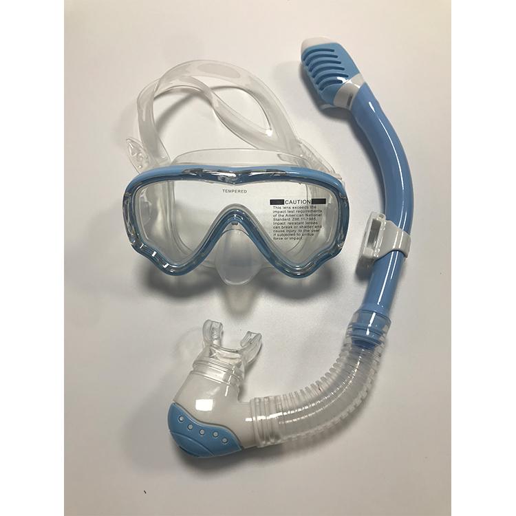 Quality Competitive Breathe Tube Diving Snorkel Equipment Silicone Mouthpiece Available Dry Snorkel for Children Swim Goggles