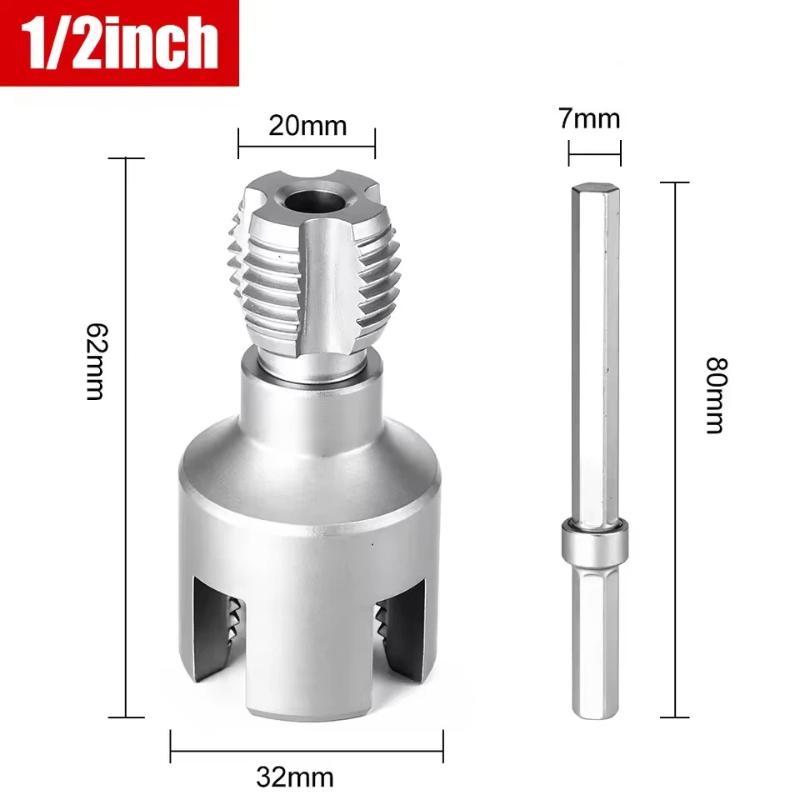 Reliable DN15/20 PVC Pipe Threader Tool Kit for Accurate Home and Professional Plumbing Tasks A