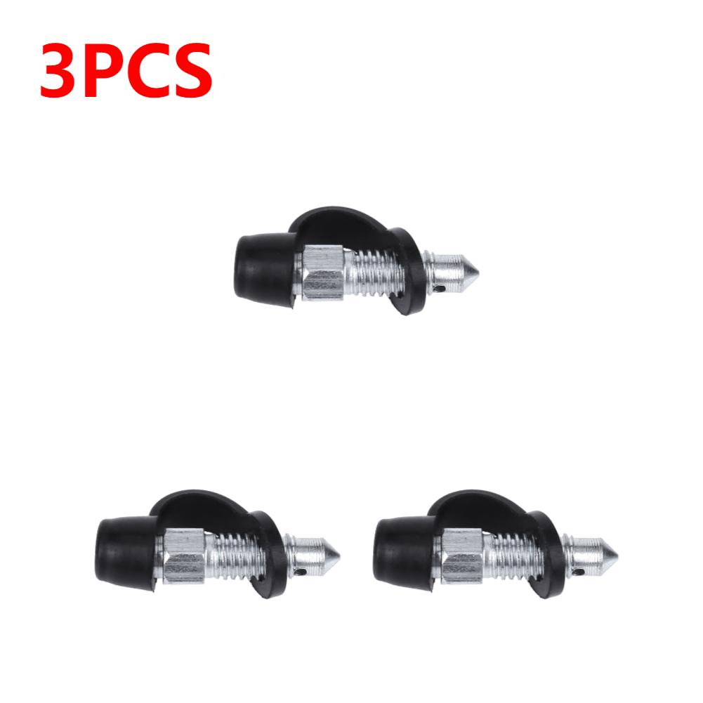1-5PCS Car Motorcycle Brake Caliper Bleed Screw Nipple Portable Auto Brake Caliper Bleed Exhaust Screw Nipple Easy Operation
