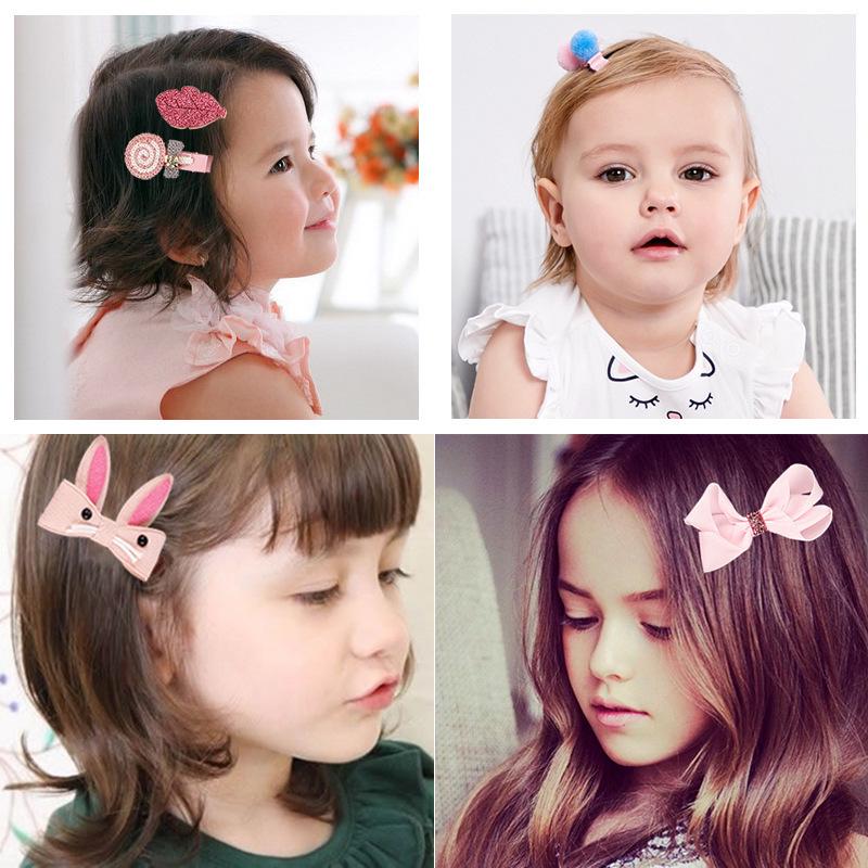 18-teilige Geschenkbox: Haarspangen & Haargummis Set für Kinder - Mädchen-Haarnadeln & Baby-Haarschmuck