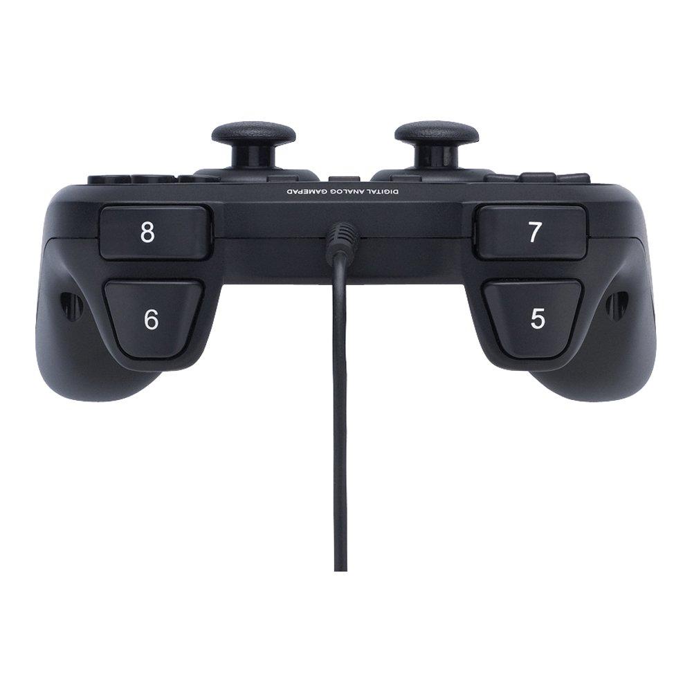 BUFFALO USB 12 with Black Dogma Online Certified BSGP1204BK Gamepad, Buttons, Vibration, [Dragon's Model]