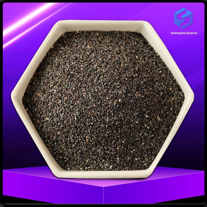 Black-Gray Carborundum for Sandblasting: Ideal for Floor, Rust Removal, Fiberglass in Black, White, Gray, Brown.