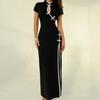 European and American new retro modified cheongsam sexy dress pure desire sexy dress