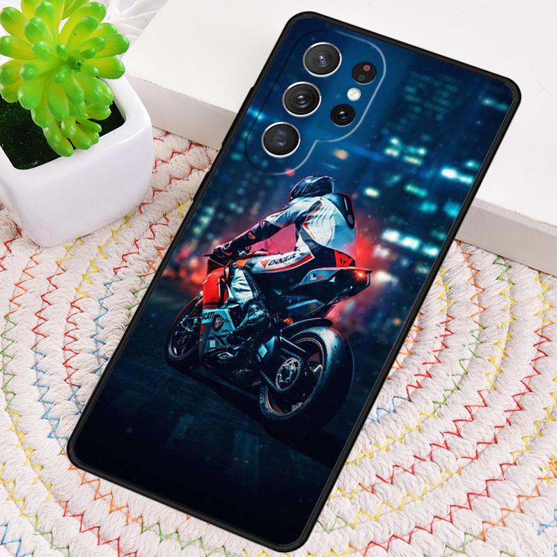Cool motorcycle Phone Case for Samsung Galaxy note 10 pro S26 Ultra S23 S24 FE S25 S21 S22 PLUS shockproof Cove