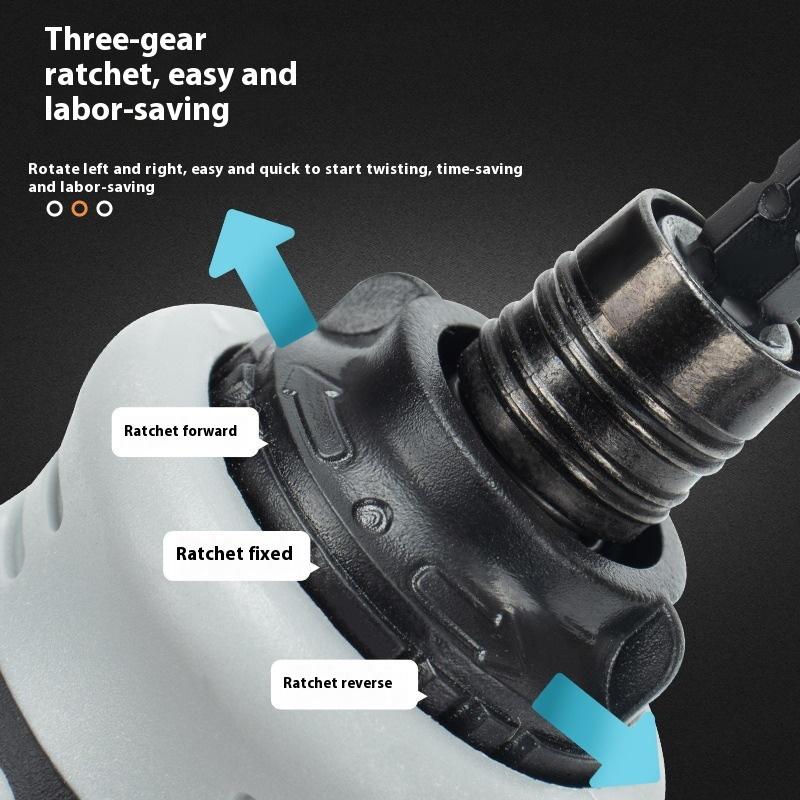 (YY)1 Set 2025 New Ratchet Screwdriver Set Short Shaped Radish Head High Hardness Labor-saving Multi-functional Dual-purpose