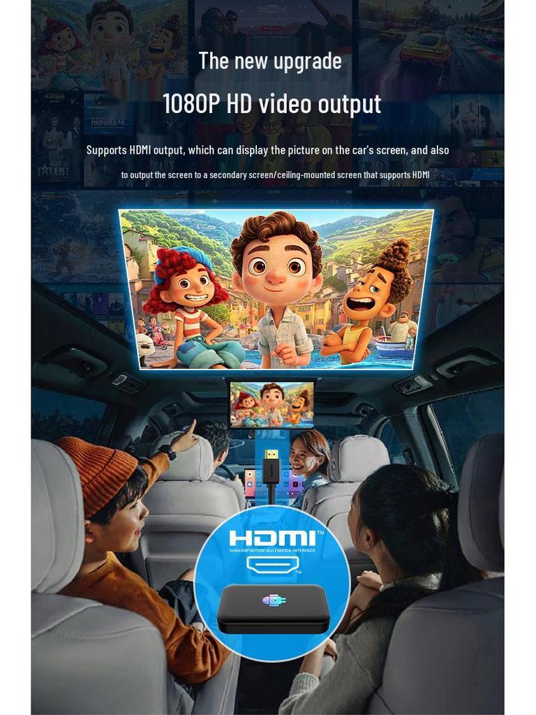 Custom Carlinkit Wired To Wireless CarPlay Adapter - Android 13.0 HDMI Box