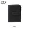 Anti-theft Brush Women's Short Wallet Korean Version Three-fold Portable Clutch Bag Simple Solid Color Wallet