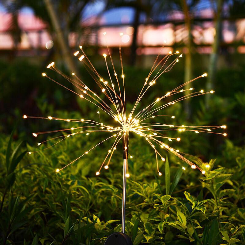 8 LED Solar Firefly Light Waterproof Outdoor Garden Decoration Landscape Lights Lawn Lantern Suitable for Festive Decoration