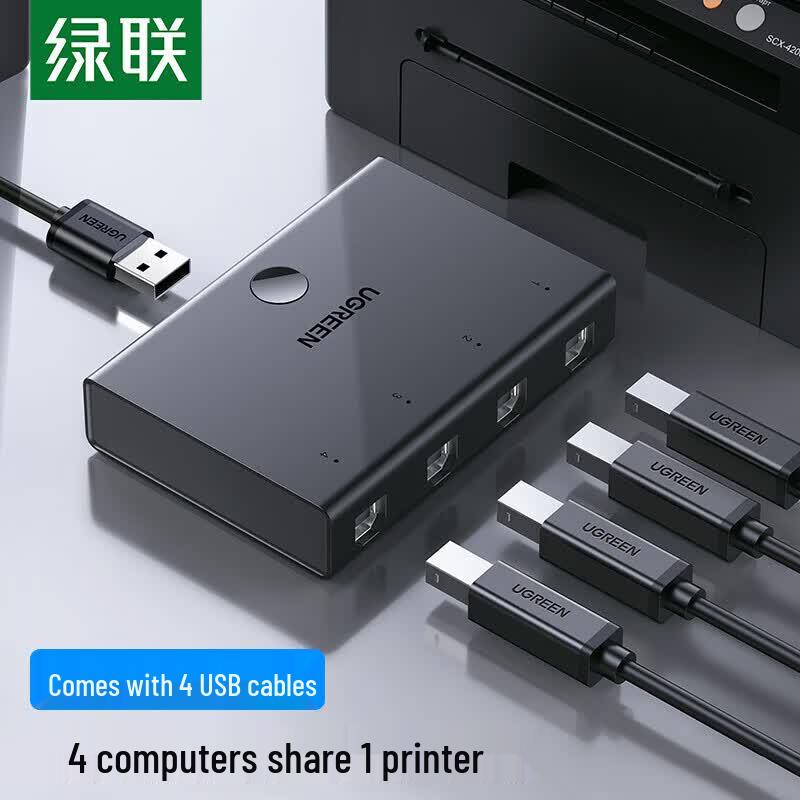 UGREEN 4-Port USB Peripheral Sharing Switch