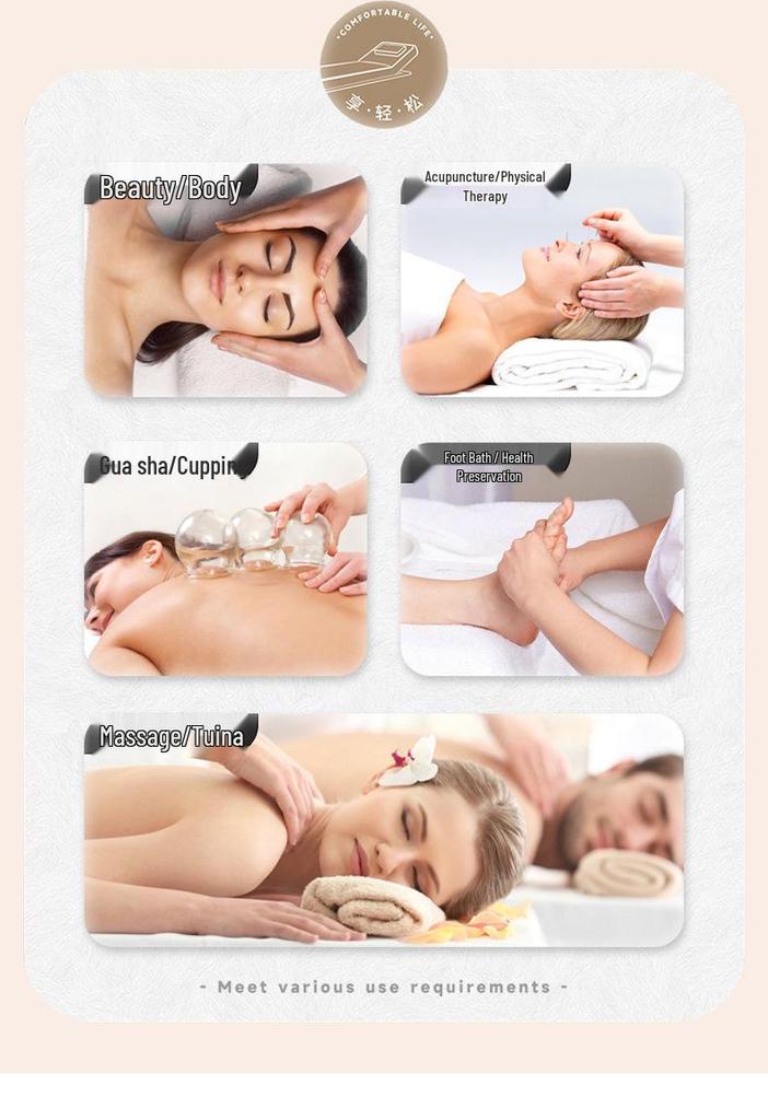 Luxuriöses Ganzjahres-Schönheitsbett-Abdeckungsset für Salons & Therapie