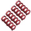 20Pcs Binding Rings Segmented Design Hold 60 Sheets 11mm Binding Thickness Office Supplies