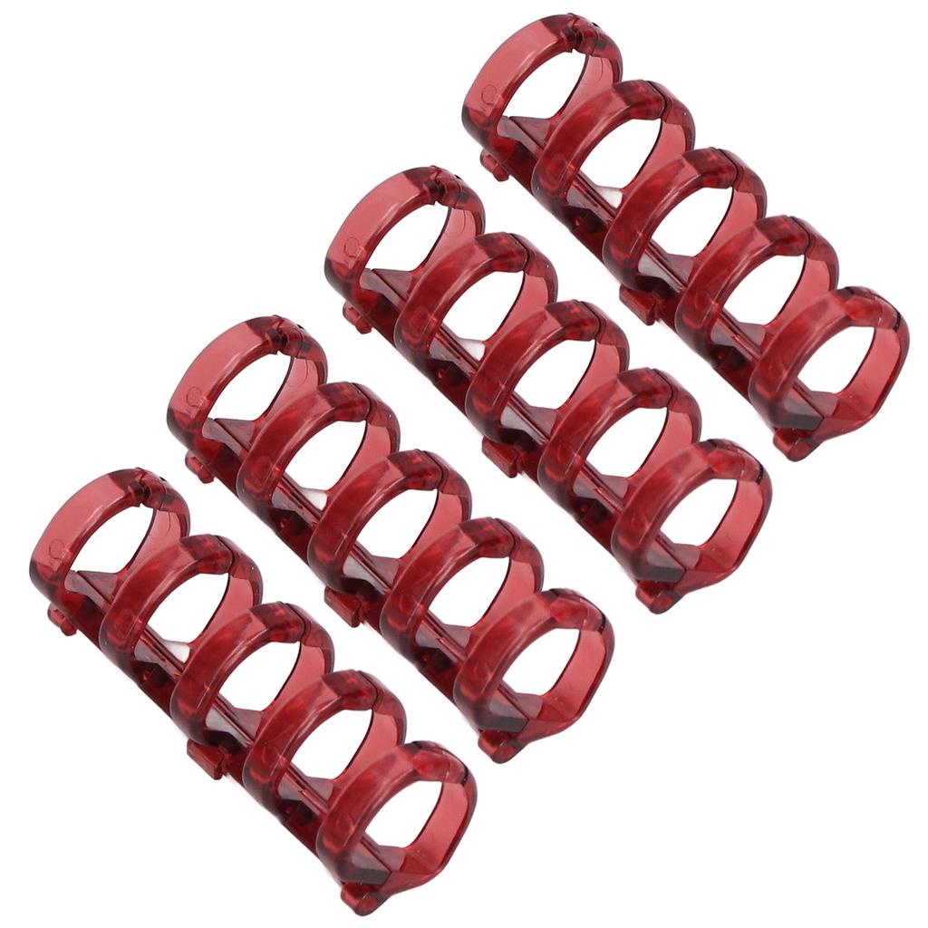 20Pcs Binding Rings Segmented Design Hold 60 Sheets 11mm Binding Thickness Office Supplies