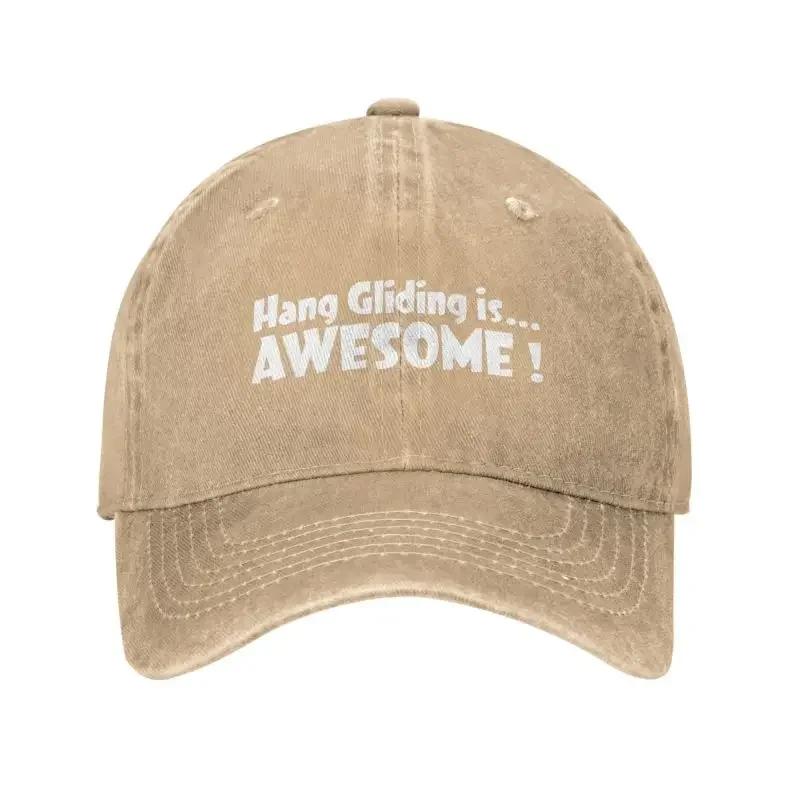 Custom Classic Cotton Hang Gliding Is Anwesome Baseball Cap Unisex Women Adjustable Adult Dad Hat Spring