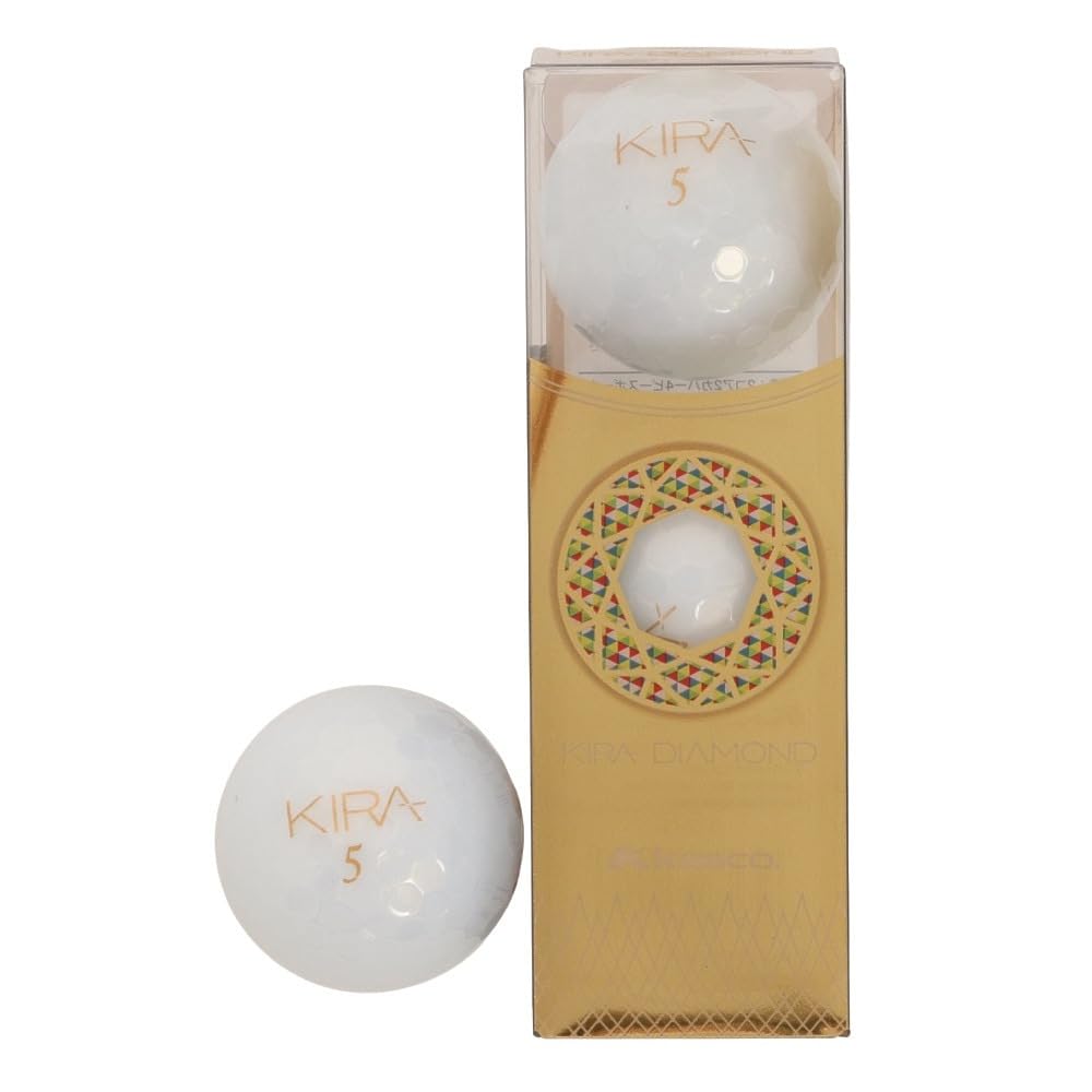 

Мячи для гольфа KASCO Kira Diamond White of (Пакет 3) белый