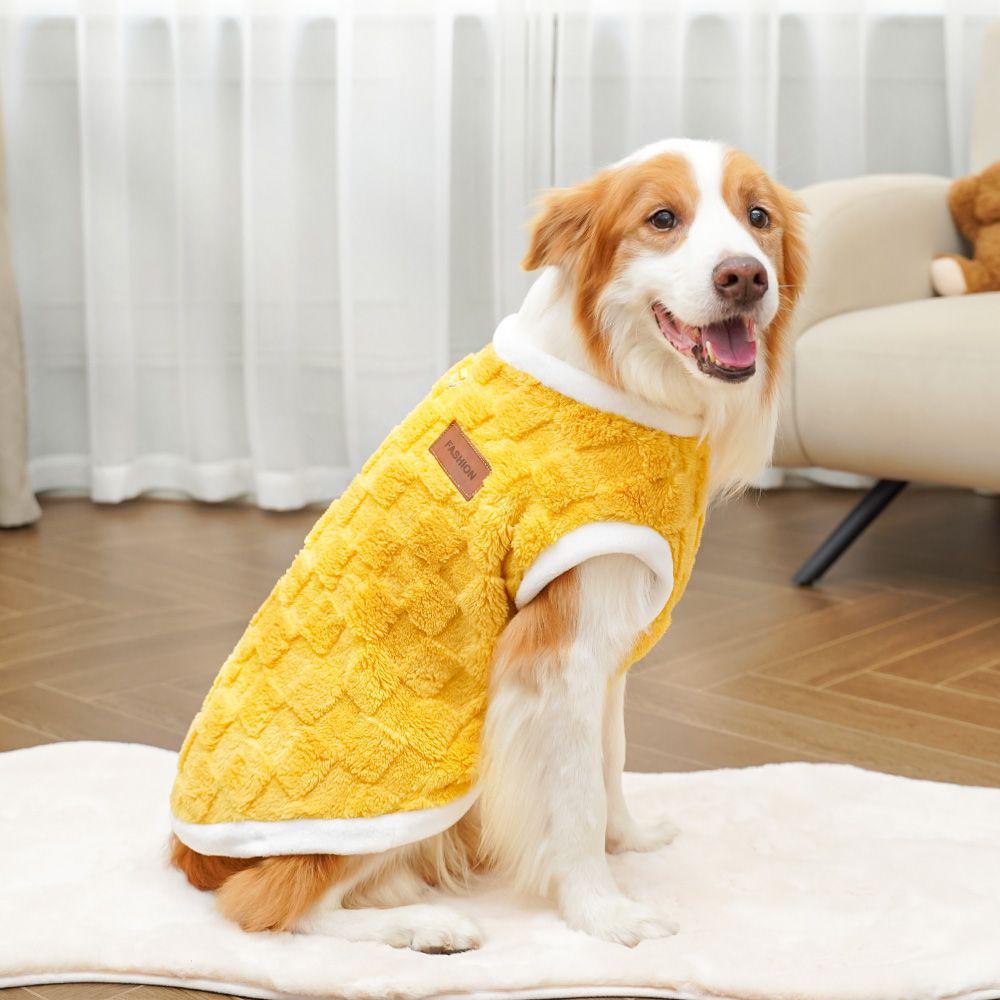 Autumn Winter New Cotton Plush Clothes for Large Dogs & Cats
