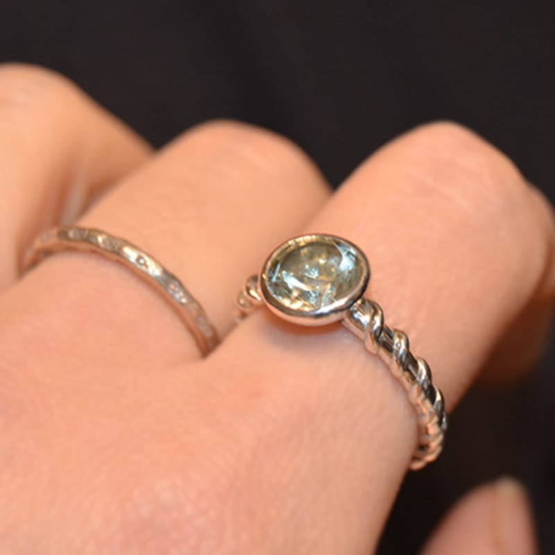 martha in the garret green amethyst. 130