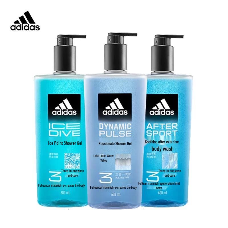 

Adidas Men s 3-in-1 Shower Gel Set
