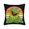 Kermit  Square Pillow Case Polyester Decorative Pillow The Frog Meme  Fashion Pillowcover Home Decor