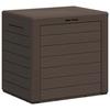 VidaXL Garden Storage Box Brown 58.5x46x55 Cm Polypropylene 152194