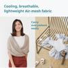 Summer Mesh X-Type Baby Carrier - Adjustable, Breathable, Comfortable Front Wrap