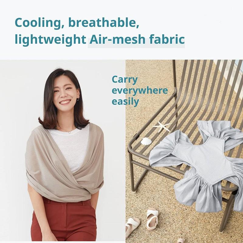 Summer Mesh X-Type Baby Carrier - Adjustable, Breathable, Comfortable Front Wrap